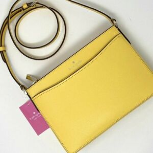 COPY - KATE SPADE ♠️ RORY 💛 SOFFIANO LEATHER CROSSBODY BAG DAYBREAK/YELLOW